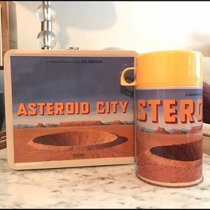 Asteroid City lunchbox and thermos